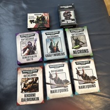 8 x Warhammer 40k 40000 Datacards Konvolut: S...