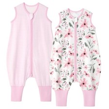 Sleep Sack With Feet 3-4T 100 Organic Cotton Baby Sleep Sack with Legs Weara...