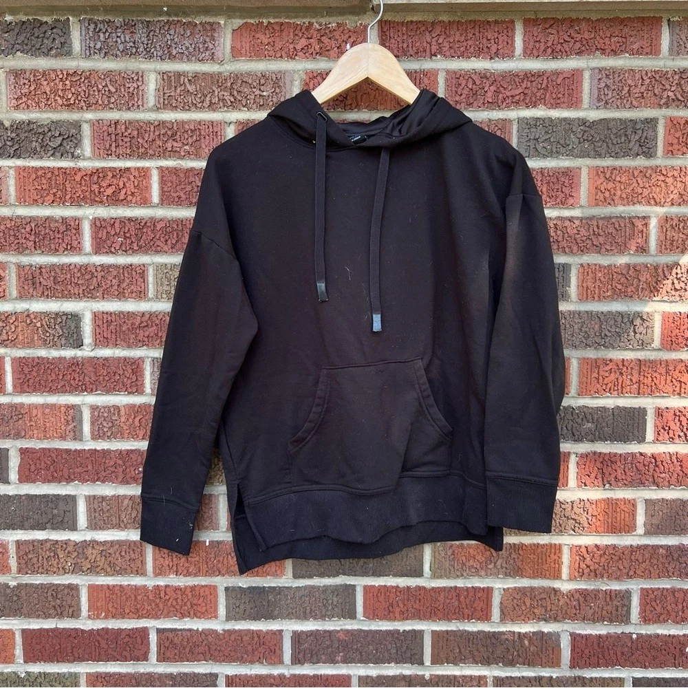 Athletic Works Black Pullover Drawstring Hoodie