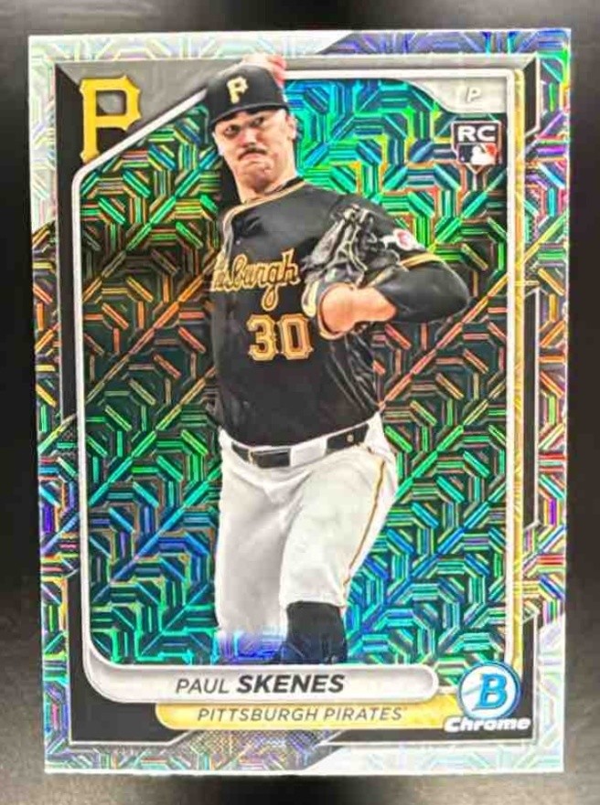2024 Bowman Chrome Baseball Paul Skenes #31 Rookie RC Mega Box Refractor
