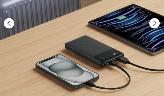 Banco de alimentación Anker, negro (10.000 mAh, 22,5 W) Foto 2 de 4