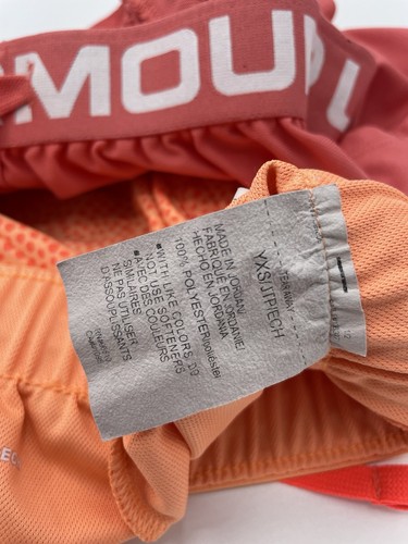 Under Armour Girls Unlined Athletic Play Up Short Youth XS (size 7) Calypso EUC - Picture 11 of 15