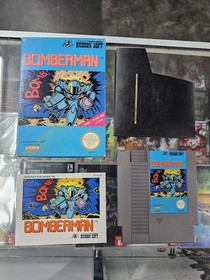 Bomberman (Nintendo, NES 1989) CIB Complete Game Manual Box Authentic TESTED
