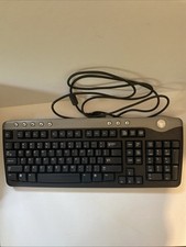 OEM DELL USB Wired Multimedia Hotkey Keyboard 2x USB 1.1 Ports SK-8125 NO LEGS