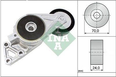 New Schaeffler INA Tensioner Pulley 533 0076 30 for Audi/VW/Skoda