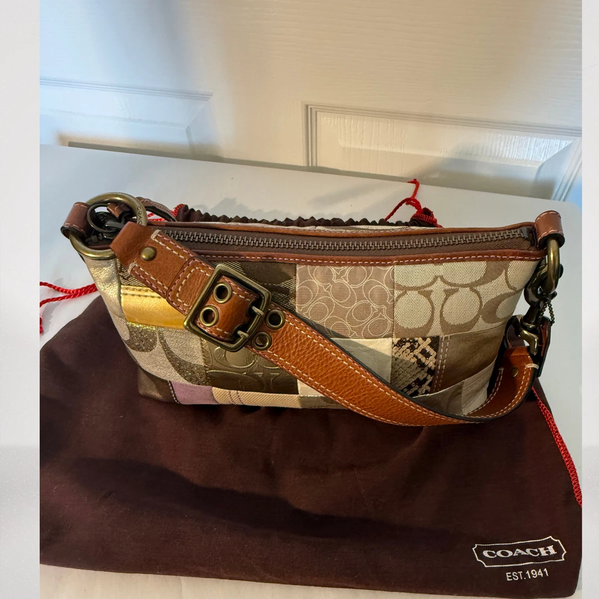 Coach Patchwork Shoulder Bag Bags & Handbags for Women for sale | eBay