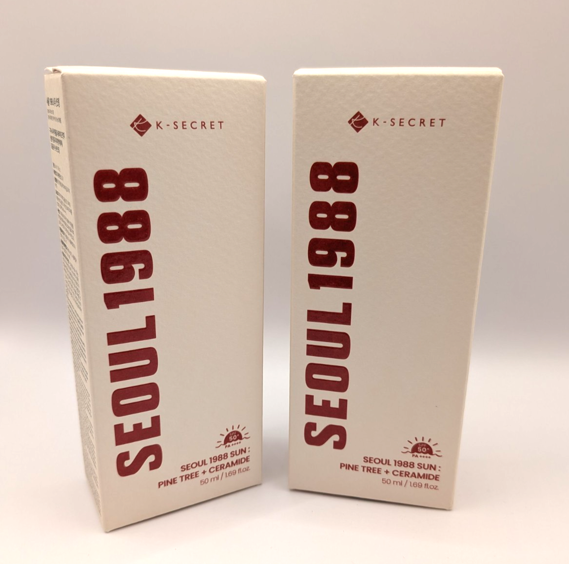 x2 [KSECRET] SEOUL 1988 Sun : Pine Tree + Ceramide 50ml - Twin Pack