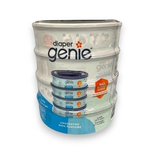 Diaper Genie Clean Unscented Non Perfume Refill 4-Pack