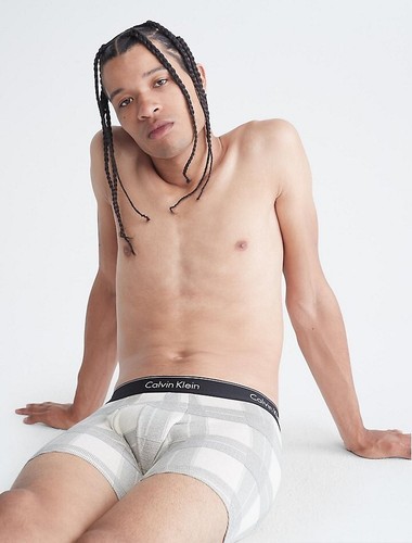 NwT Calvin Klein (MEDIUM) MODERN COTTON STRETCH BOXER BRIEF NB3360-100 - 第 1/4 張圖片