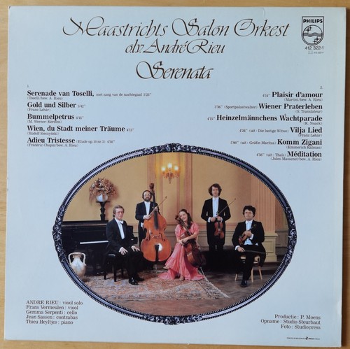 Audiophile Andre Rieu Maastricht Salon Orchestra Serenata LP Dutch Philips ED1 - Picture 2 of 2