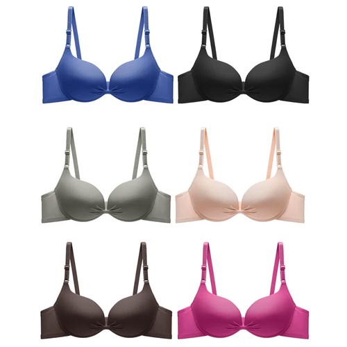 Teenage Ladies Bras Underwire Brassiere Padded Bra Sexy Lingerie 30-42 AAA A B C - Picture 6 of 18