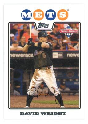 2008 Topps National Baseball Card Day David Wright New York Mets