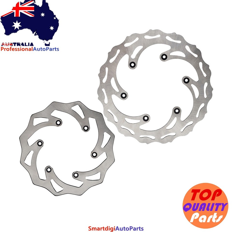Ktm 350 260mm Front 220mm Rear Brake Disc Rotors For Husaberg 125