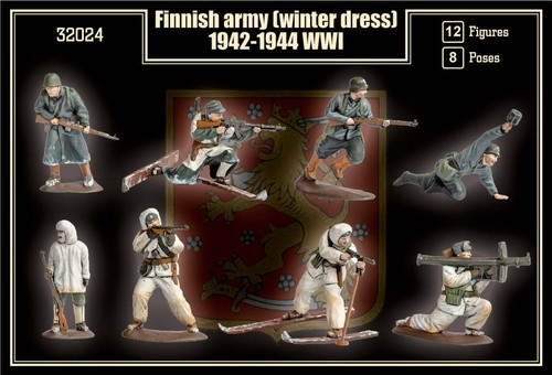 Mars 32024 1:32 WWII Finnish Army in Winter Dress 1942-1944 - Picture 2 of 2