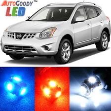 11 x Premium Xenon White LED Lights Interior Package Kit for Nissan Rogue + Tool