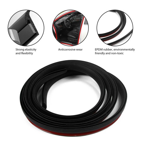 5M Sealing Strip Inclined T-shaped Edge Trim For Automobile Car Edge Trim Parts - Picture 7 of 11