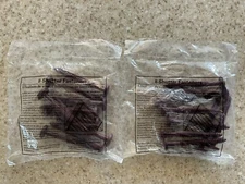 Vinyl Shutter Fastener Spike Loks(2 Packs of 8) 16 Total (3” Long) Burgundy