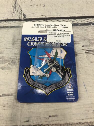 SAC48339 1:48 Scale Aircraft Conversions - Bf 109F/G Landing Gear (Edu)