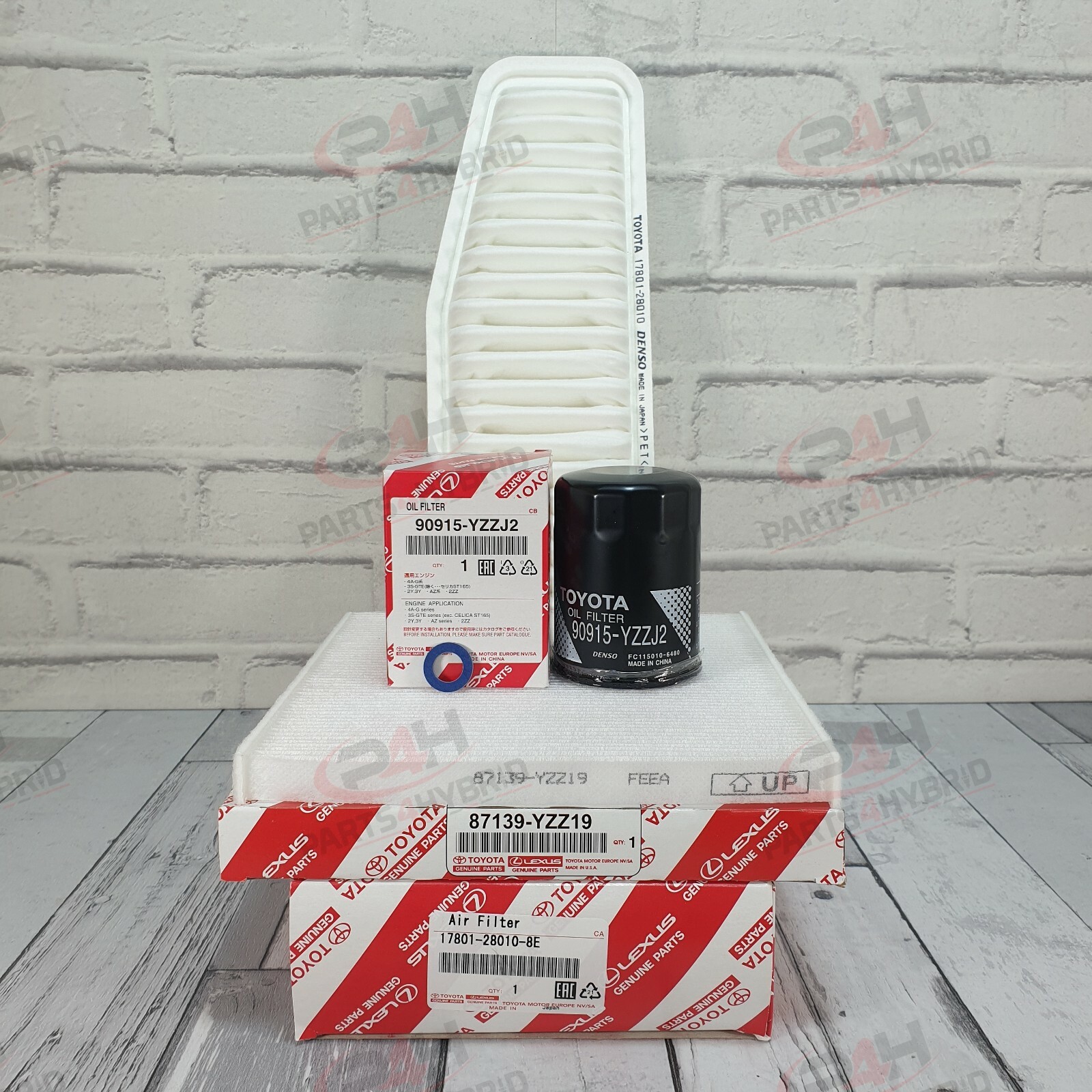 GENUINE TOYOTA ALPHARD SERVICE FILTERS ANH10 2.4L 2002-2008  ALL FILTERS &WASHER