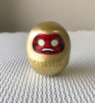 Enma Daruma Omamori Fall seven times, stand up eight Amulet King Yama japan rare