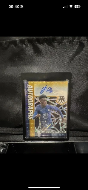 Callum Hudson Odoi 1/1 Mosaik Auto neuwertig RAW 1 von 1