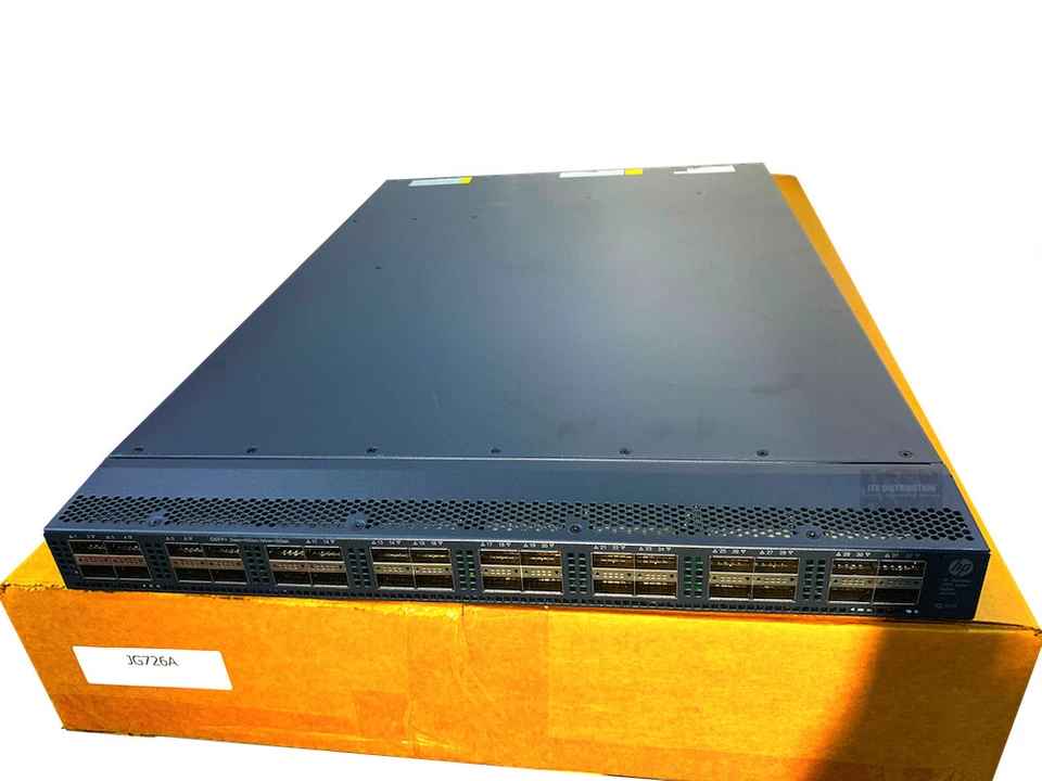 JG726A I DUAL PSU + FANS HP FlexFabric 5930 32QSFP+ Switch JC680A JG553A - Image 2 of 4