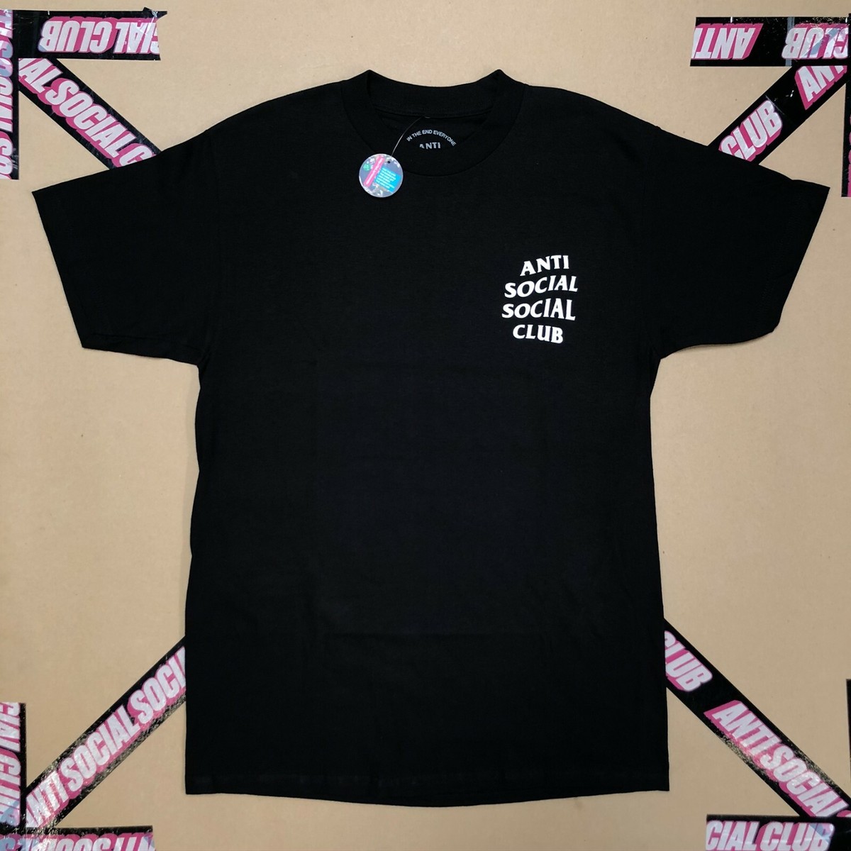 DS Auth Anti social social club mind games Logo Black Tee