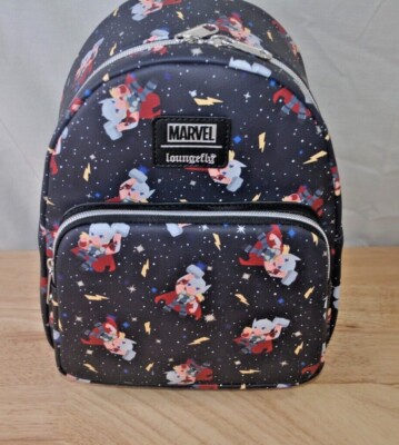 Loungefly Marvel Thor Chibi Galaxy Mini Backpack NWT Loungefly Marvel Shine Thor Mini Backpack | Loungefly Marvel main image 2