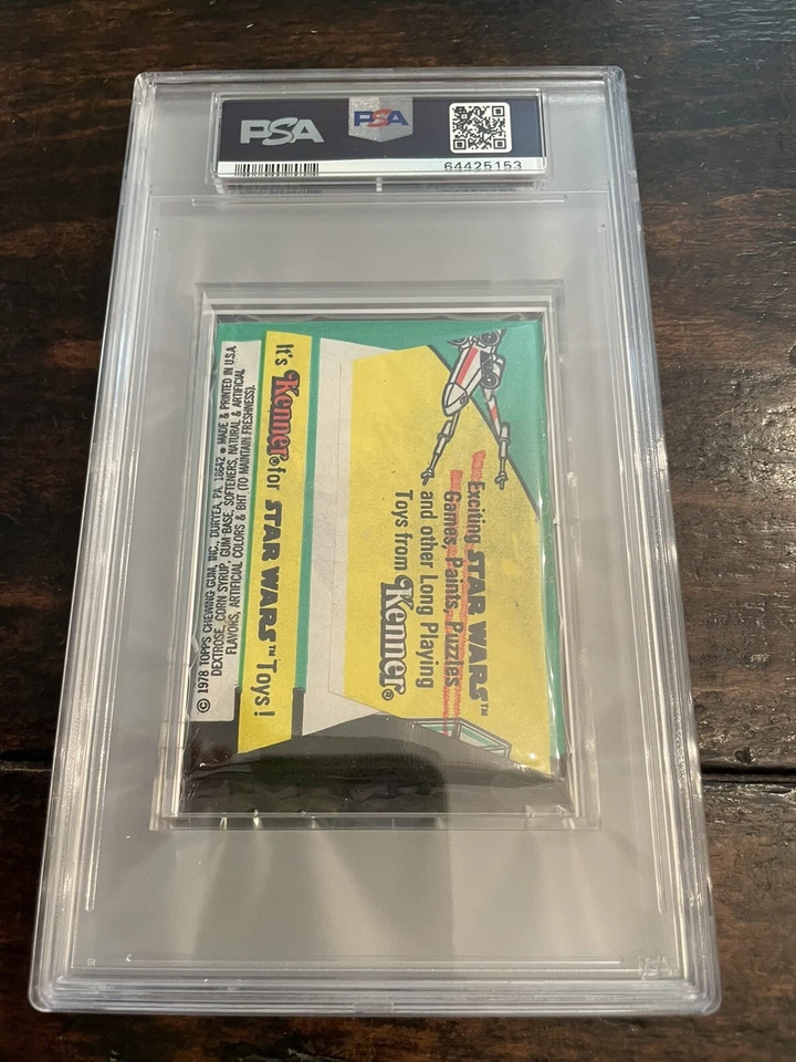 (1) Graded 1978 TOPPS STAR WARS - GREEN 4TH SERIES WAX PACK PSA 8 C3-PO!!! - Image 2 of 4