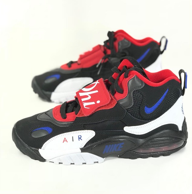 Nike Air Max Speed Turf Philadelphia 76ers BV1230-001 US10.5 Men's Shoes - White/Black/Red/Blue