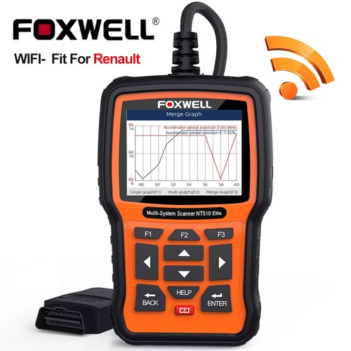 Foxwell NT510 Elite WIFI OBD2 Scanner Bidirectional Diagnostic Tool BAT DPF ABS - Picture 21 of 21