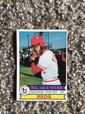 CINCINNATI REDS GEORGE FOSTER 1979 TOPPS BASEBALL CARD NM NICE VALUE #600