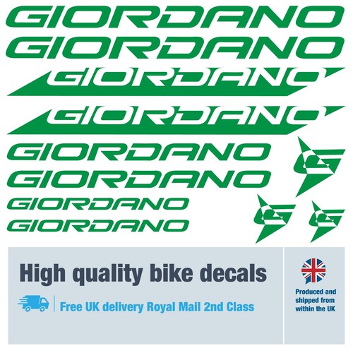 Giordano Fahrrad Etiketten / Decals / Sticker, 5+ Jahre externe Qualität (26er Pack) - Bild 10 von 17