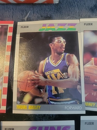 Vintage 1987 Fleer Basketball Cards W Akeem Olajuwan - Picture 3 of 13