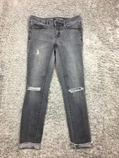 Mossimo Jegging Jeans Womens Size 2/26 Gray Denim Power Stretch