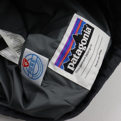 Patagonia Primaloft Quilted Nano Puff Jacket Boys Kids Medium 10 Youth Gray Girl - Picture 6 of 8