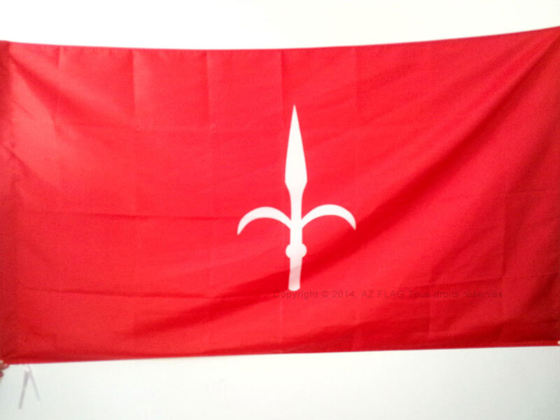 Drapeau Territoire Libre Trieste 1947-1954 historique FTT en tissu 90 x 150 cm