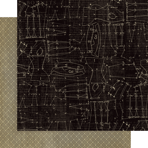 Graphic 45 - Couture - 8x8 Paper Pad 24 Sheets Mixed Media Scrapbook Deluxe - Imagen 8 de 12