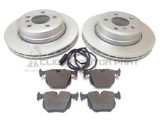 SET 2 DISCHI E PASTIGLIE FRENO POSTERIORI BMW X3 E83 2004-2011 E SENSORE USURA