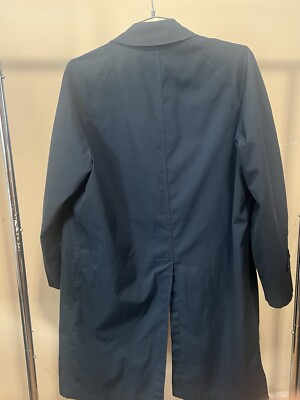 Vintage LONDON FOG Classic Maincoats Navy Blue Trench Coat by 