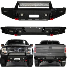 Vijay Fits 2009-2014 12th Gen Ford F150 Front or Rear Bumper with LED lights
