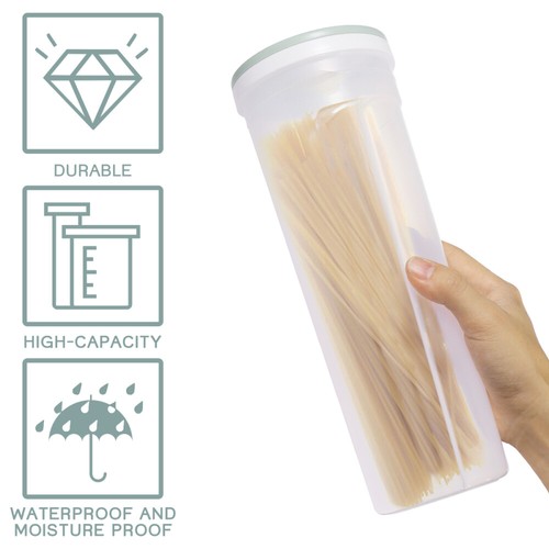 Noodles Holder Jars Spaghetti Containers for Pantry Standing Grains - Picture 3 of 10