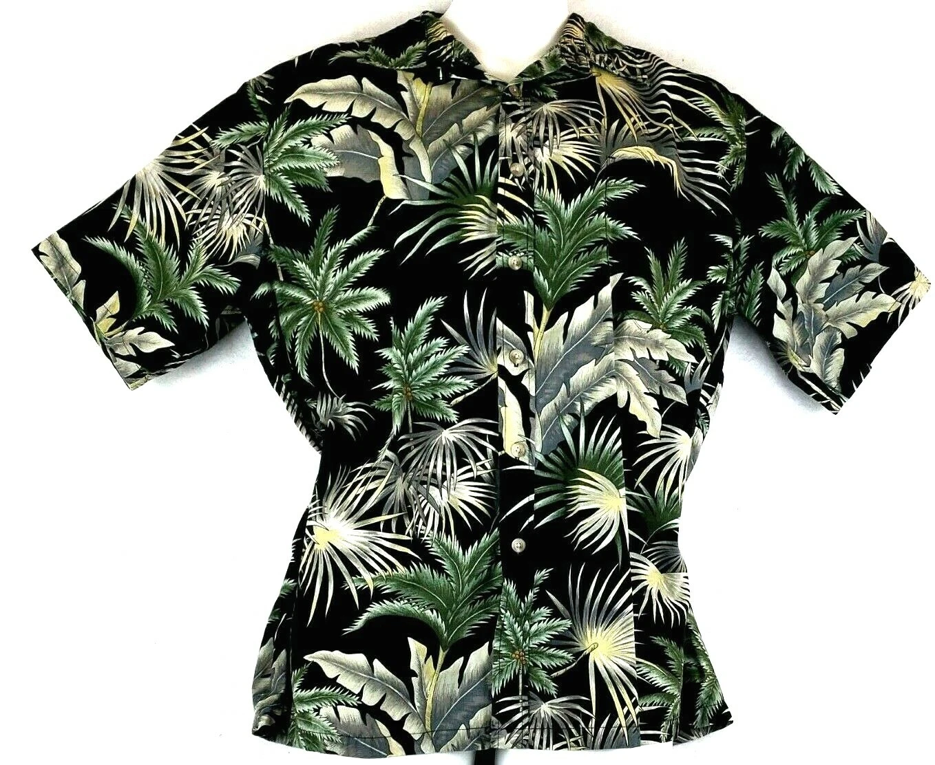 Cooke Street Honolulu Shirt Mens Large Hawaiian Black Green Tropical Vacay VTG
Opens in a new window