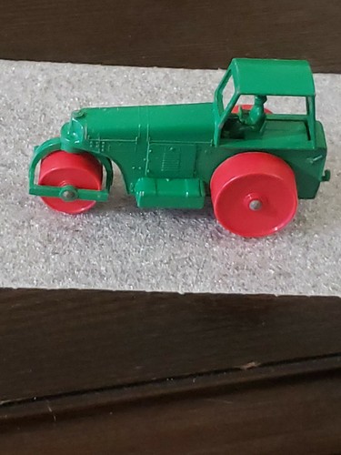 LESNEY MATCHBOX REGULAR WHEELS 1-3 DARK GREEN DIESEL ROAD ROLLER, #1 NM - Picture 7 of 10