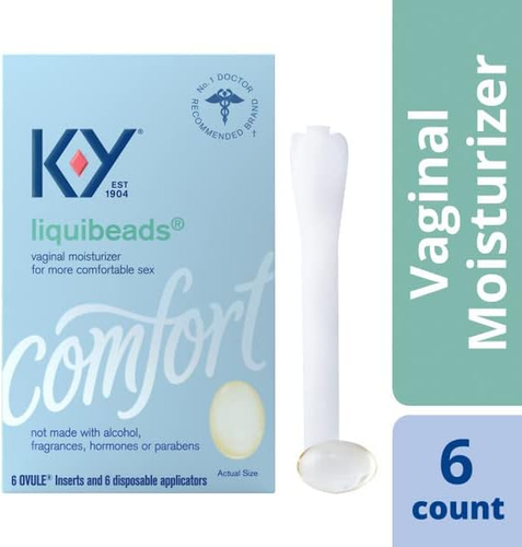 K-Y Liquibeads Silicone-Based Formula 6 Bead Inserts and 6 Applicators Vaginal M - Picture 2 of 12