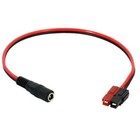 2.1mm Straight DC Coaxial Power Jack (Female) to Powerpole Adapter 1 Foot