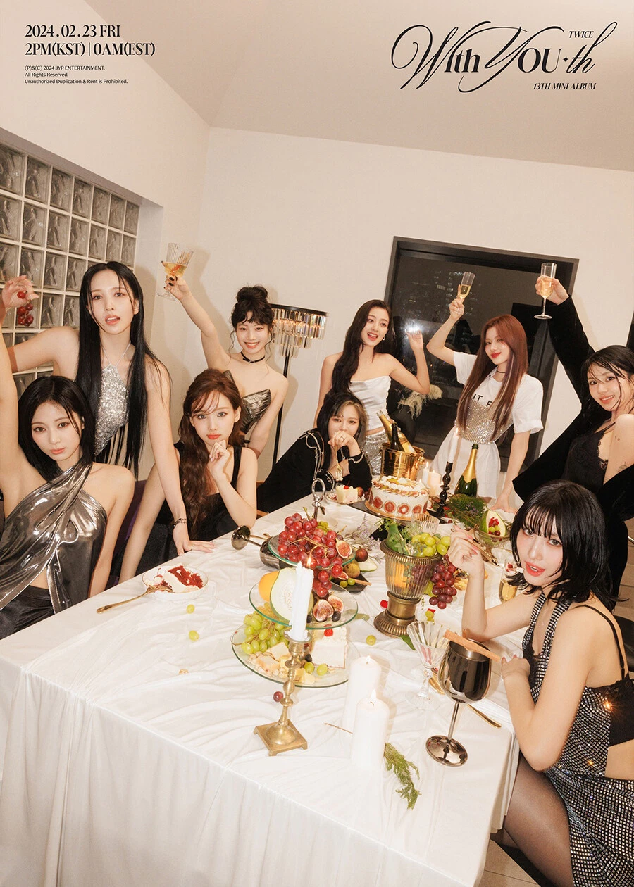 TWICE [WITH YOU-TH] Album 3 Ver SET/3CD+3 Book+3 Photo+18 Card+3