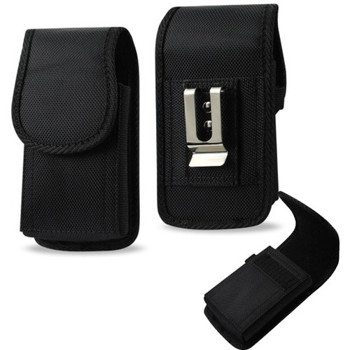 Vertical Canvas Case for GreatCall Jitterbug 5 Flip phone. - 第 1/1 張圖片