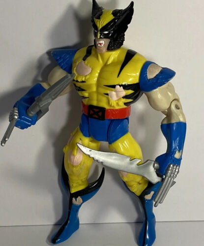 ToyBiz Deluxe Battle Damage Wolverine 10" Figure  - Picture 1 of 12