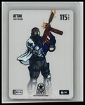 Bo Jackson Battle Arena Dak Prescott `Attak` Icon Battlefoil Fire